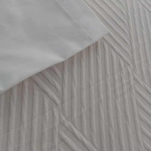 Nara Camicie Woman's White textured long sleeve shirt Italy size I ? - Picture 7 of 7